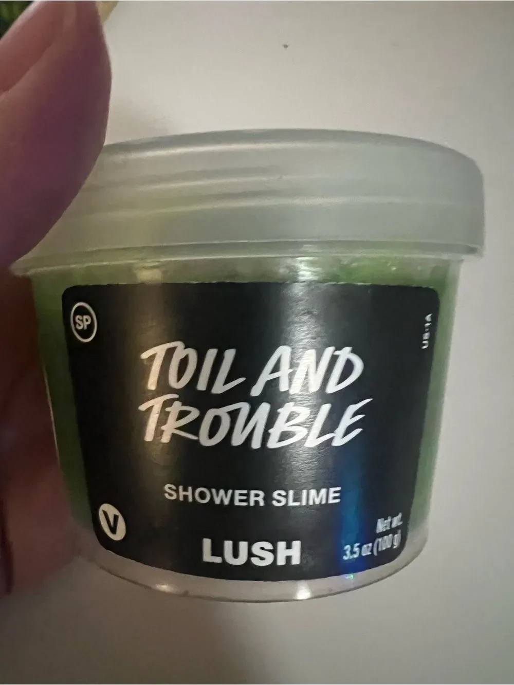 Lush Toil and Trouble Shower Slime - 3.5 oz  Never Used Smells Amazing